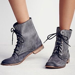 Free People Truemay Lace-Up Boots
